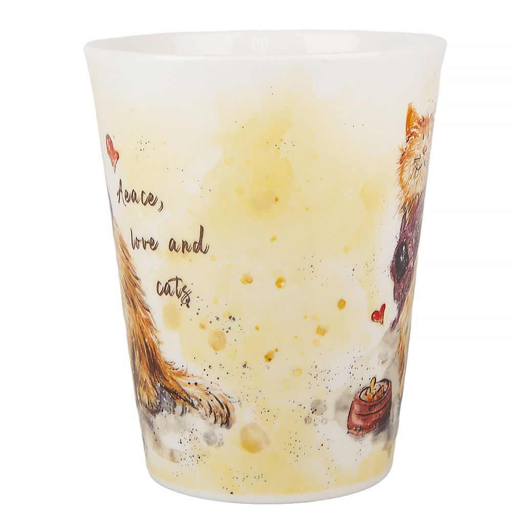 Кружка "Кошка" v=350 мл (min12) (транспортная упаковка)