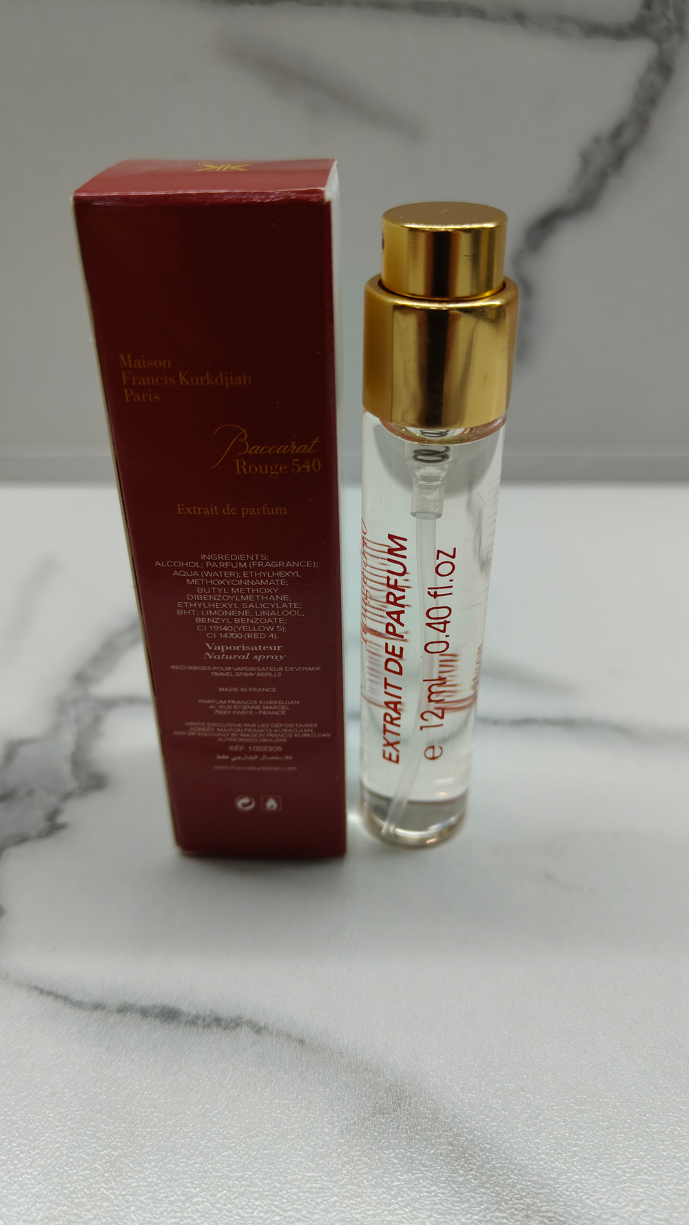 Пробник Maison Francis Kurkdjian Paris Baccarat Rouge 540 Extrait de Parfum 12ml (duty free парфюмерия)