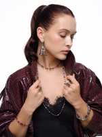 Браслет "Wet asphalt" Silver