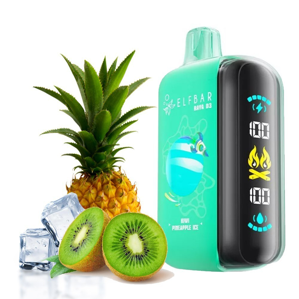 ELF BAR RAYA D3 - Kiwi Pineapple Ice (5% nic)