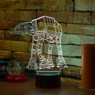 3D лампа Шагоход