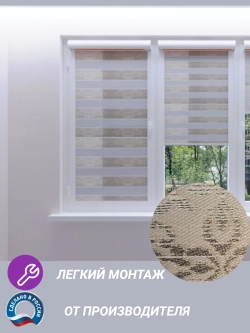 Рулонные шторы День-Ночь 60х150 см
