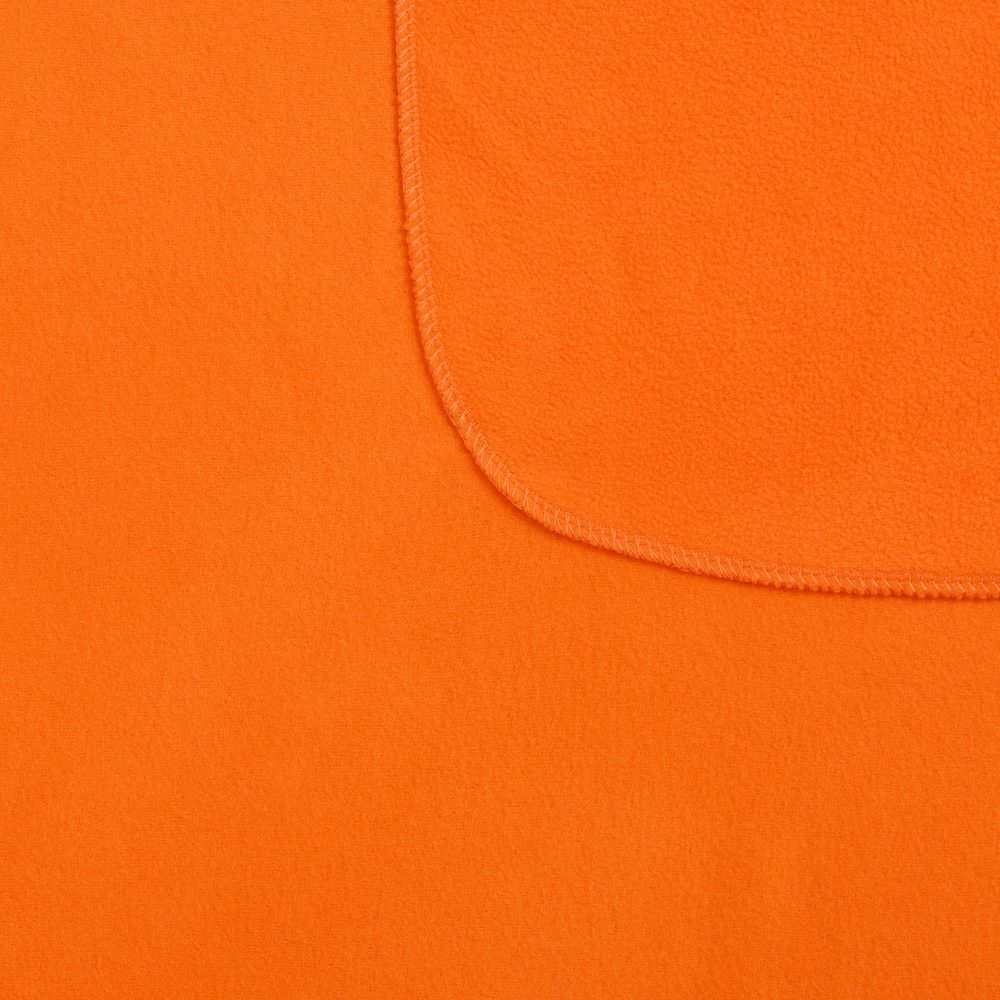 Флисовый плед Warm&Peace, оранжевый