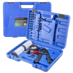 Приспособление для проверки герметичности систем (давление 0-3bar, вакуум -1 - 0 bar) в кейсе. RockForce##Rock FORCE RF-908G8