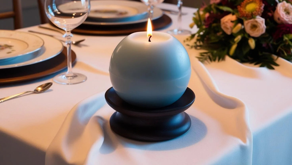 AROMATEPLO Интерьерная свеча SPHERE, 10 см