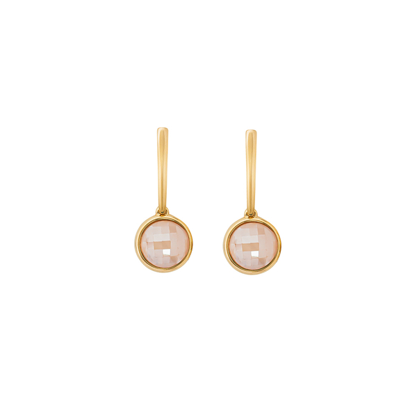Серьги Possebon Quartz Rose A1269.9 R/G