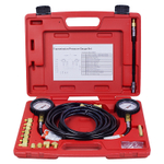 МАСТАК (120-20023C) Манометр для измерения давления масла, два манометра 0-7 и 0-35 бар, комплект адаптеров