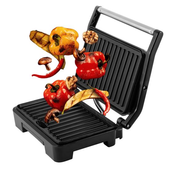 Гриль электрический 900 Вт. Kamille KM 6722 с антипригарным покрытием