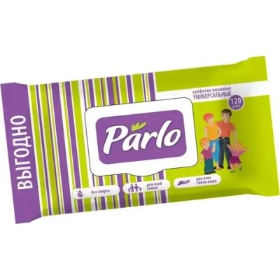 Влажные салфетки универсальные для всей семьи с крышкой 120шт