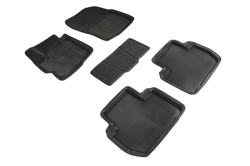 Коврики EVA 3D соты для Mitsubishi Outlander III 2012-н.в., Seintex.95261