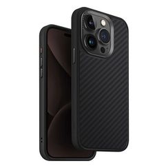 Чехол Uniq KEVA Kevlar MagSafe для iPhone 15 Pro Max Black (IP6.7P(2023)-KEVAMBLK)
