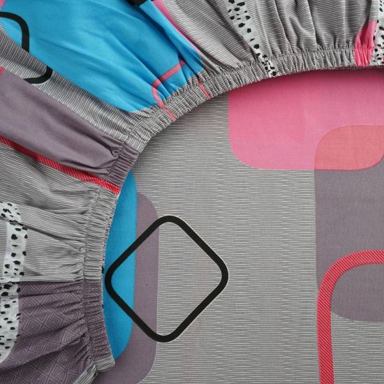 КПБ  Назира , 1.5 спальный, 50х70, простыня 120х200х30. DOMTEKC