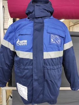 Костюм зимний "Томскгазпром" полукомбинезон (синий/василек)