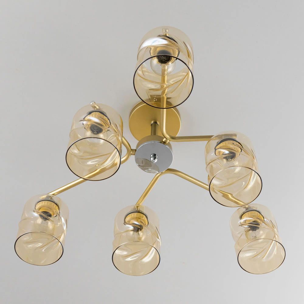 Citilux Клод CL137162 Люстра потолочная Золото