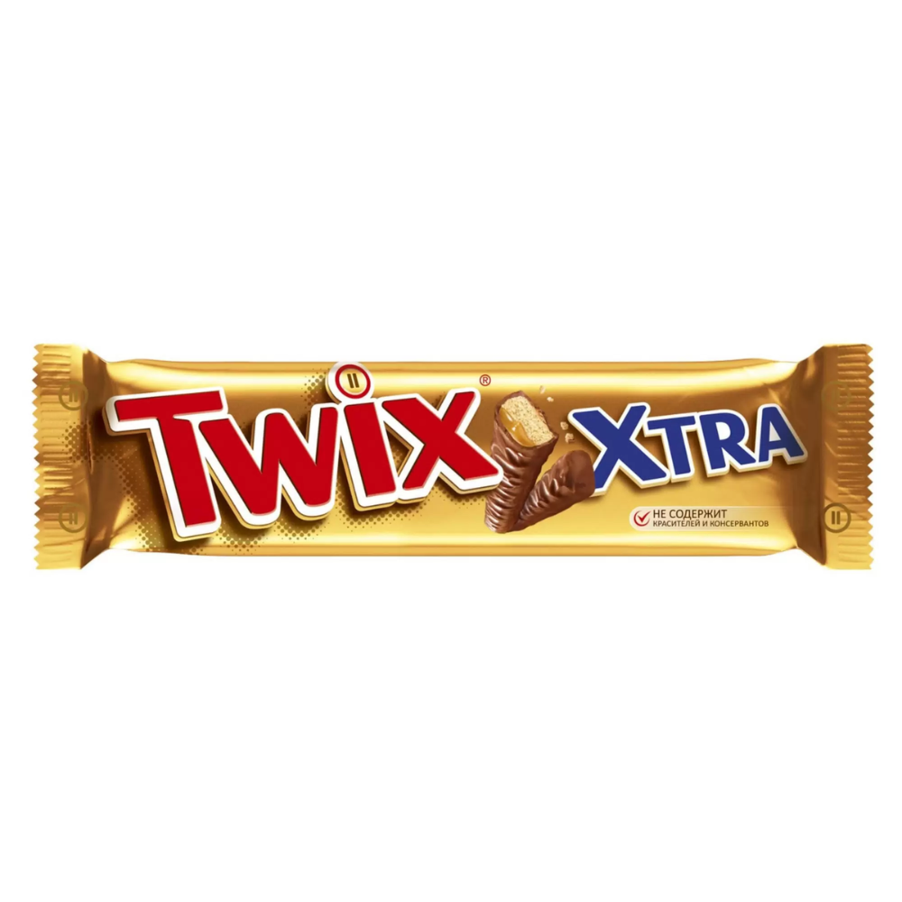 Шоколадный батончик TWIX Печенье, карамель, шоколад 82 гр