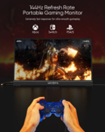 16.1" Портативный монитор Arzopa ,G1 Game IPS, FHD 1920x1080, 144 Гц