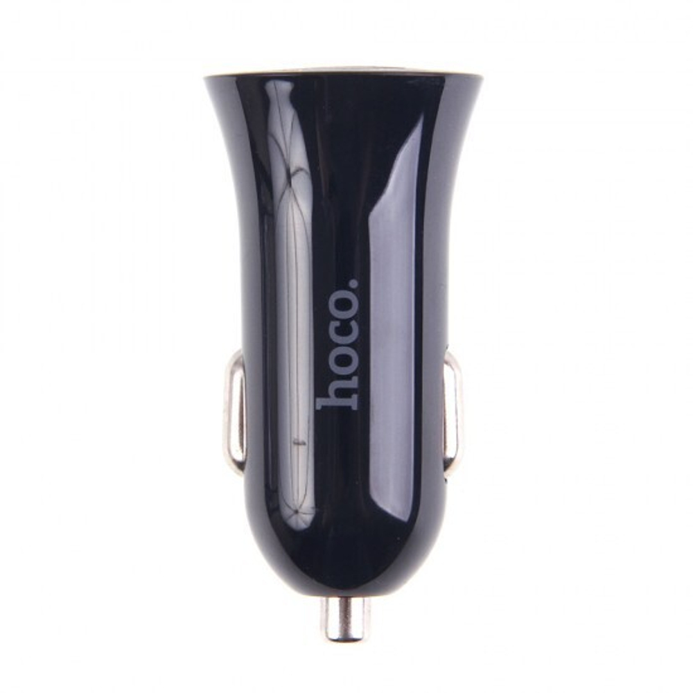 Автомобильный адаптер Hoco UC204 на 2 USB, 012144 Черный