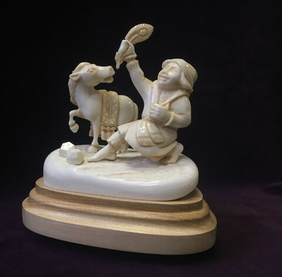 Конёк-горбунок, авторская скульптура.