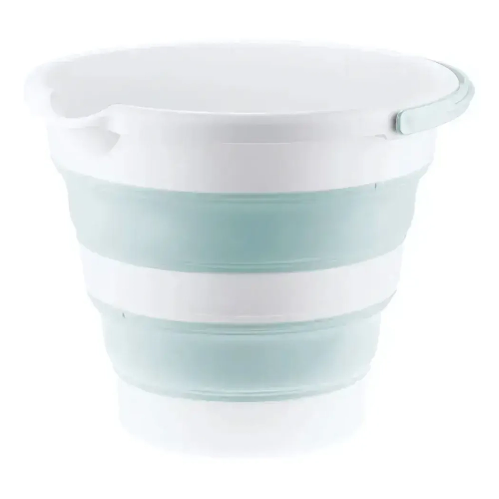 Ведро ФЛЕКС 10л складное Морская волна