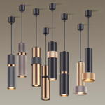 4739/5L L-VISION ODL20 395 золотой/черный Подвес GU10 5W 220V AFRA