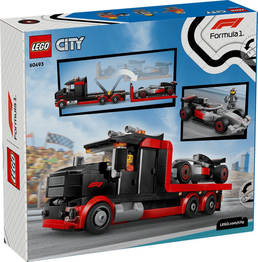 Конструктор LEGO City 60493 F1 Display Truck with Audi F1 Race Car