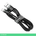 Кабель Baseus Cafule 1m Gray/Black (CALKLF-BG1)