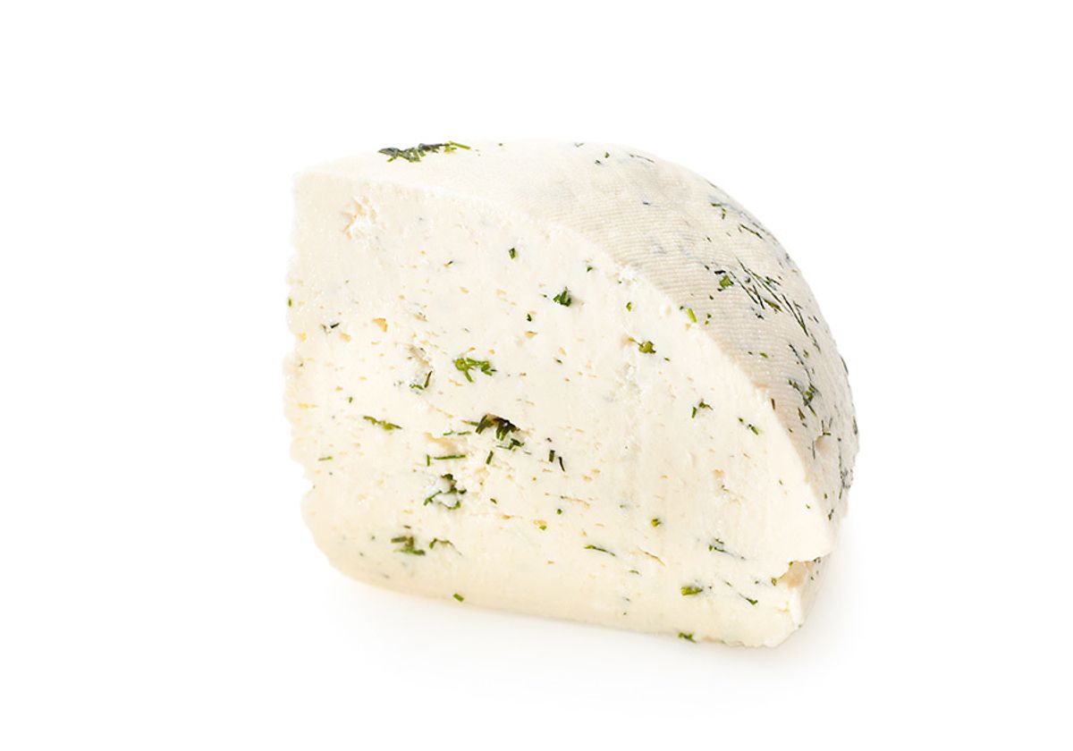 Сыр Адыгейский с зеленью фермерский~250г