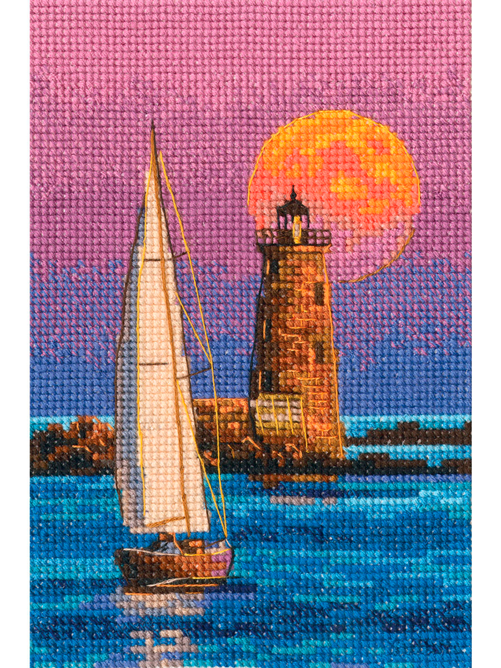 "Со вкусом соли,ветра и солнца"-C338 вышивка