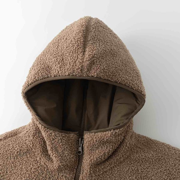 Куртка двухсторонняя коричневая - фото 14