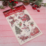 Набор наклеек «Новогодняя суета» 31*18 см, в ассортименте