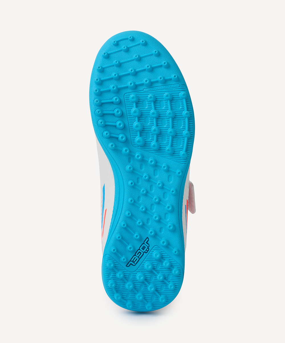 Бутсы многошиповые Evofly TF Talant White/blue, детский