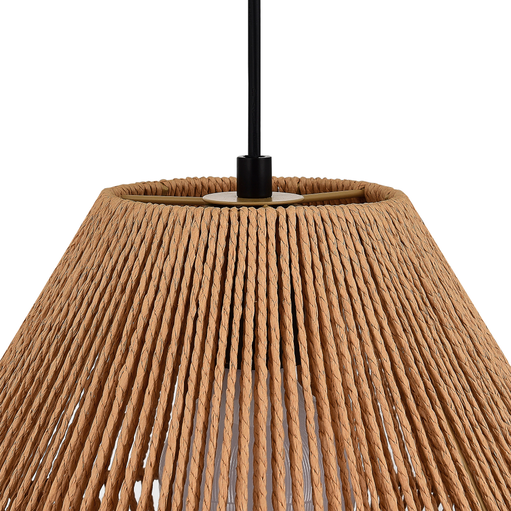 SLE6025-603-01 Светильник подвесной бежевый/черный E27 1*40W ETTAN