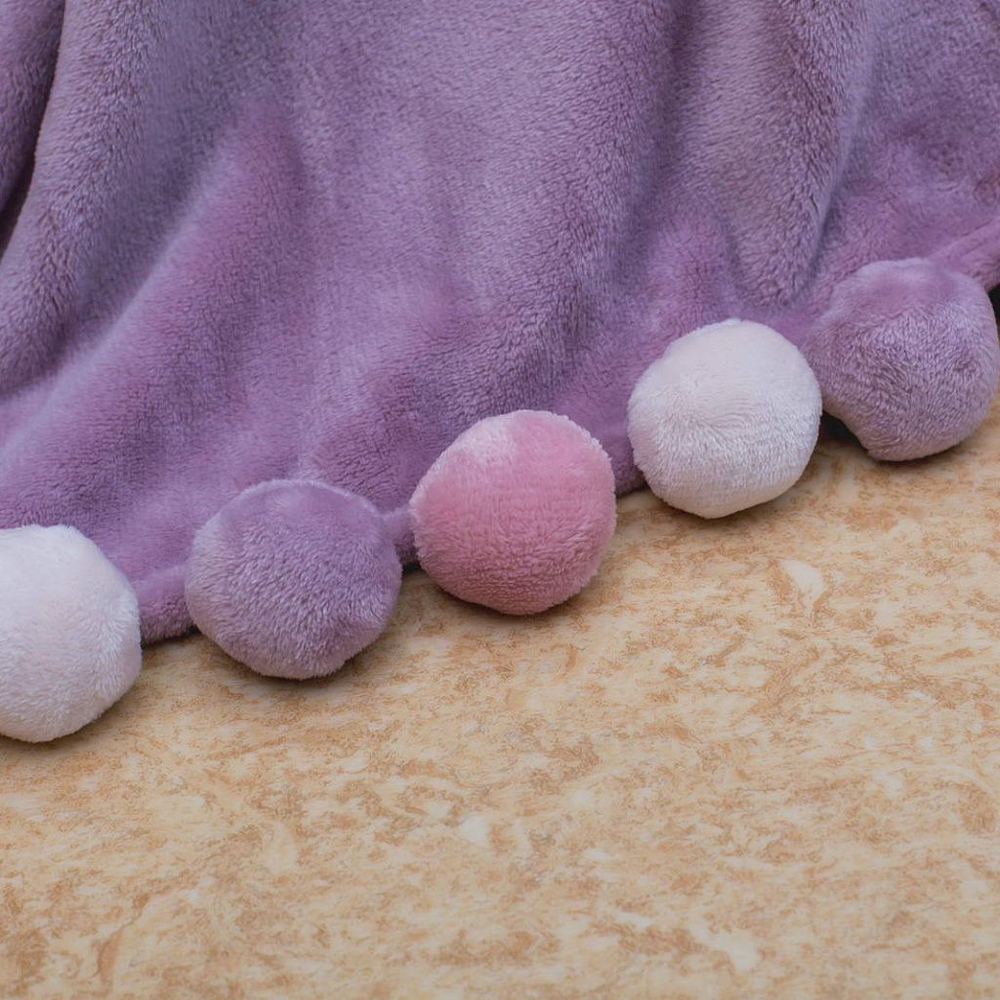 Плед 220x240 Sofi De MarkO Multi-ball фиолетовый