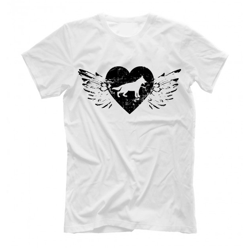 Футболка "Овчарка в сердце"