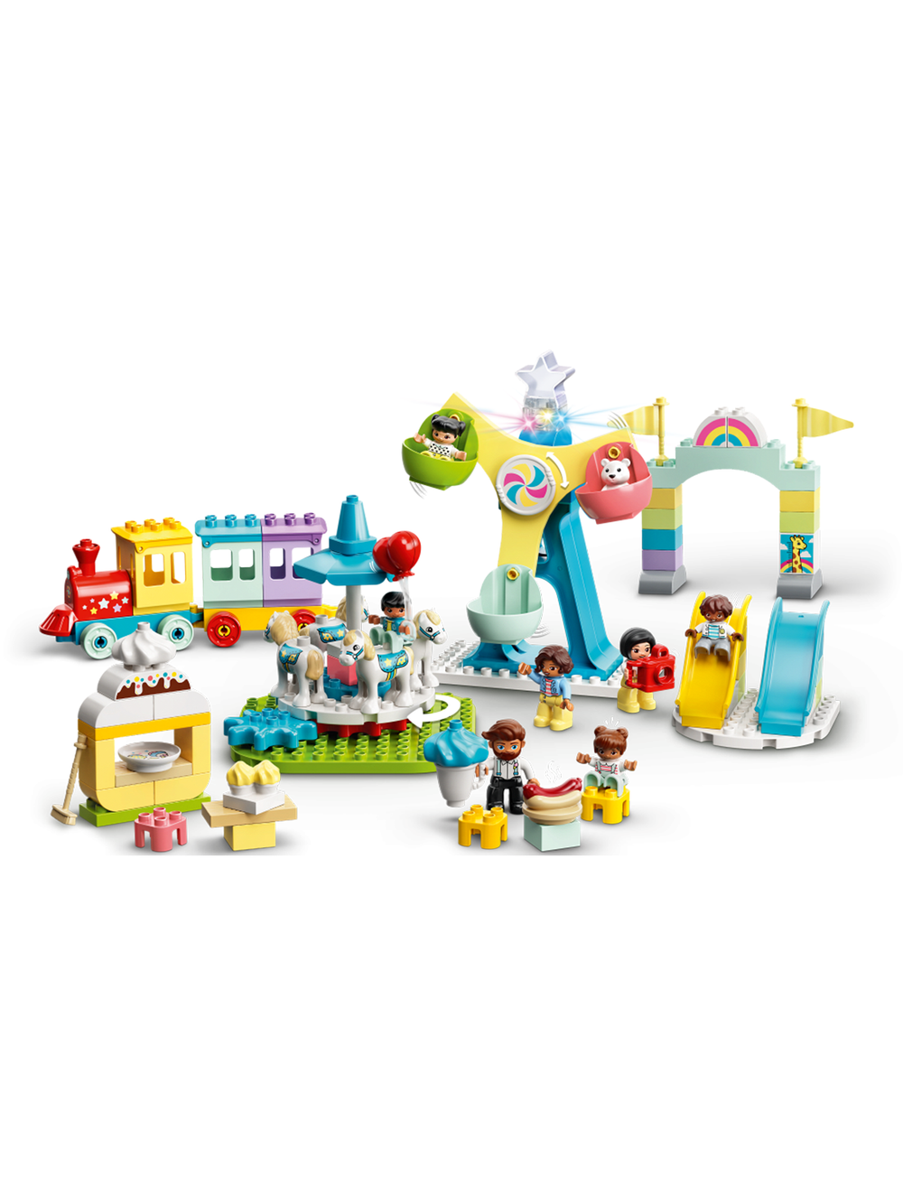 Конструктор LEGO DUPLO 10956 лего Парк развлечений, развивающий набор для малышей, оригинал LEGO