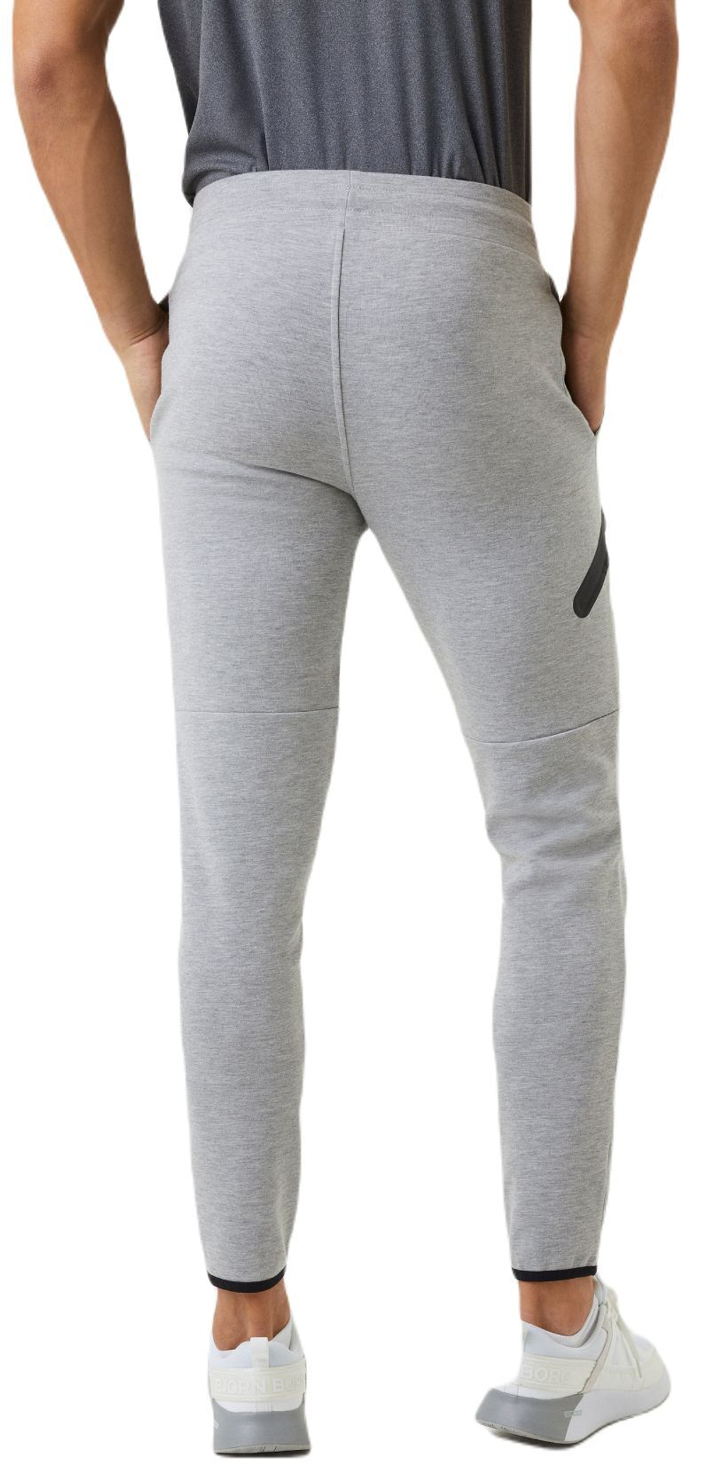 Мужские теннисные штаны Björn Borg Tech Sweat Pants - light grey melange