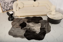 Ковер Мосси стриженный темно-серый