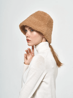 Панама теплая из шерсти мериноса, пустыня, SilverFox