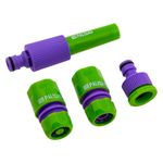 Набор для подключения шланга 1/2, распылитель, 3 адаптера к распылителю Palisad, 65176