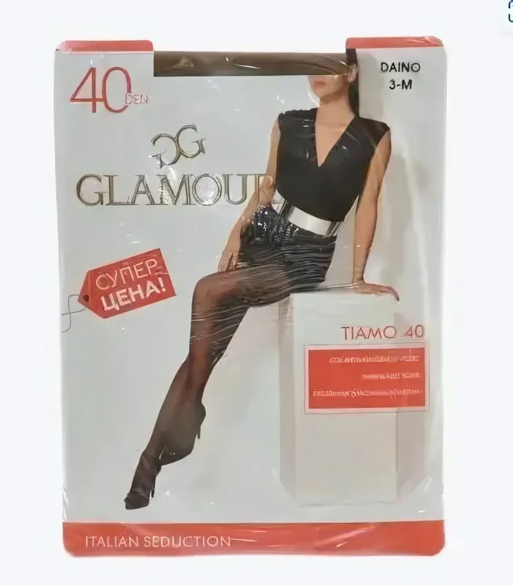 Колготки женские GLAMOUR TIAMO 40 р.3 Daino