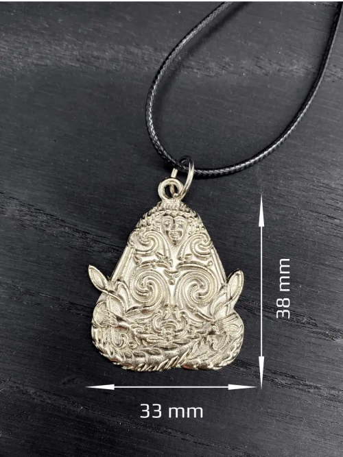 Защитный магический славянский кулон оберег Макошь сталь