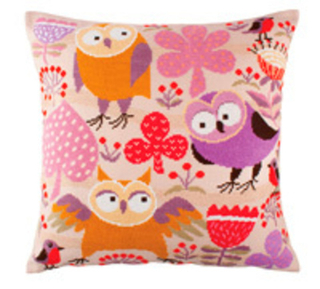 "Мудрые птицы"-СU004  подушка