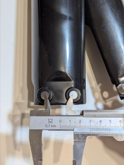 Защита пера амортизатора, пластик для вилки эндуро мотоцикла 290мм