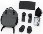 Коляска Agex Prima Pro 3 в 1 с автокреслом i-Team ATG080 Grey APP633 Grey (Серый)