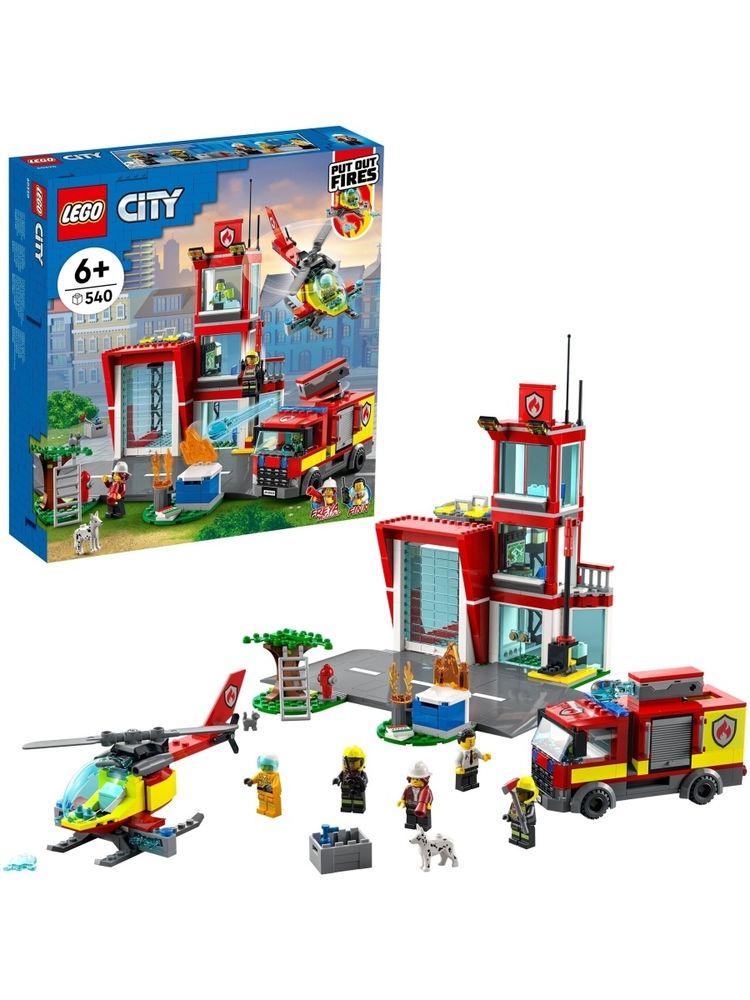 Конструктор LEGO City Fire 60320 Пожарная часть