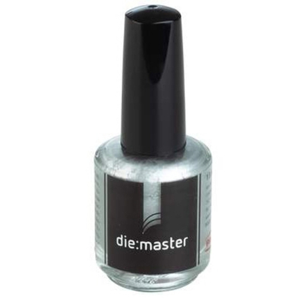 Лак дистанционный для штампиков, серебряный, 15 мл.