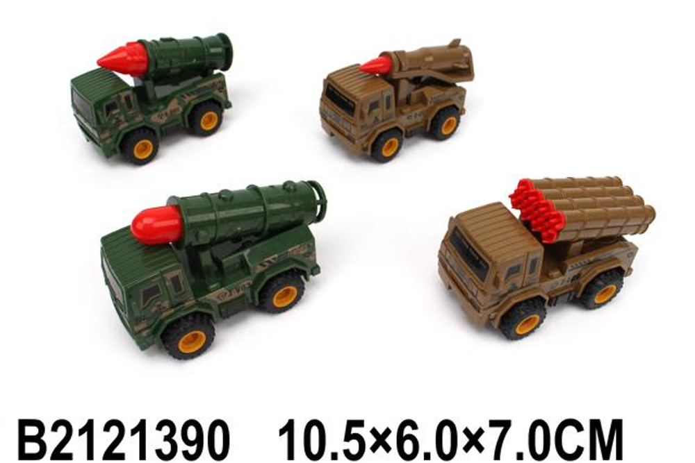 Машина Военная ин. 10см, пакет 399-461