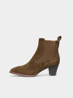 Ботильоны из натуральной замши