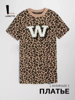 Платье детское трикотажное в садик