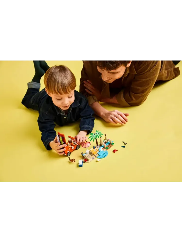 Конструктор Bluey 11202 Пляж Блуи и поездка на машине